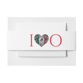 メキシコ結婚夫婦 招待状ベリーバンド