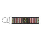 メキシコ総括的で伝統的でスペインのなフェスタSerape リストバンドキーホルダー (鍵左)