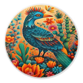 メキシコ美術 セラミックノブ