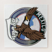 メキシコ航空の旅行パッチ。 ジグソーパズル (横)