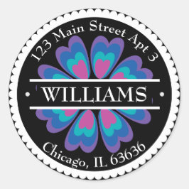 メキシコ花の住所 ラウンドシール