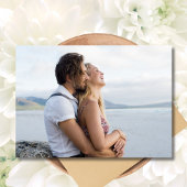 メキシコ行き先ビーチ結婚式写真 セーブザデート