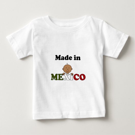 メキシコ製民族のTシャツ ベビーTシャツ (正面)