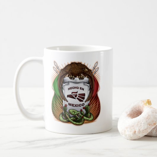 メキシコ製 コーヒーマグカップ (ドーナツ)