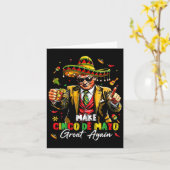 メキシコ製Cinco De Mayo再素晴らし度トおもしろいランプ カード (黄色い花)