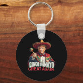 メキシコ製Cinco De Mayo再素晴らし度トおもしろいランプ キーホルダー (正面)