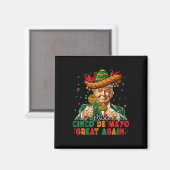 メキシコ製Cinco De Mayo再素晴らし度トおもしろいランプ マグネット (正面/裏面)