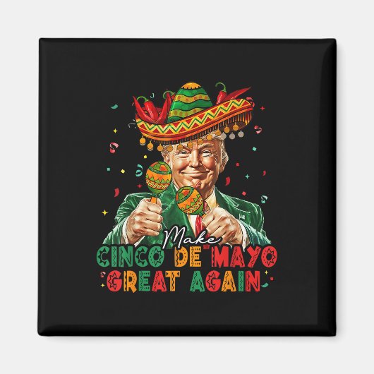 メキシコ製Cinco De Mayo再素晴らし度トおもしろいランプ マグネット (正面)