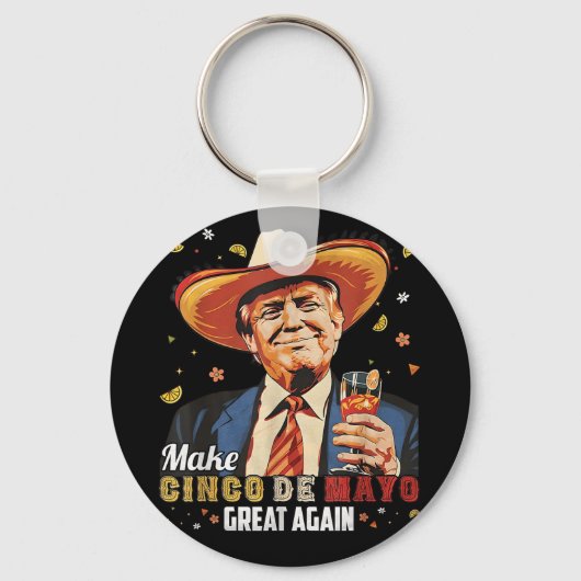 メキシコ製Cinco De Mayo素晴らし再おもしろい開 キーホルダー (正面)