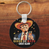 メキシコ製Cinco De Mayo素晴らし再おもしろい開 キーホルダー (正面)