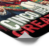 メキシコ製Cinco De Mayo素晴らし再おもしろい開 ポスター (角)