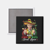 メキシコ製Cinco De Mayo素晴らし再おもしろい開 マグネット (正面/裏面)