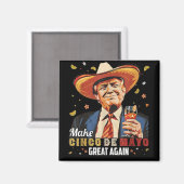 メキシコ製Cinco De Mayo素晴らし再おもしろい開 マグネット (正面/裏面)