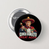 メキシコ製Cinco De Mayo素晴らし再おもしろい開 缶バッジ (正面&裏面)