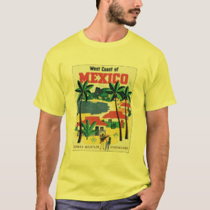メキシコ西海岸グアイマス、マザトラン、グアダラハル Tシャツ
