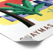 メキシコ西海岸グアヤマス，マサトラン，グアダラハル ポスター (角)