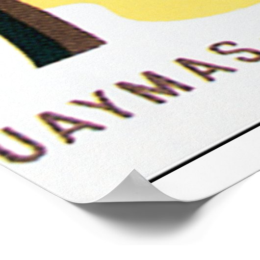 メキシコ西海岸ヴィンテージ旅行ポスターのアートワーク ポスター (角)