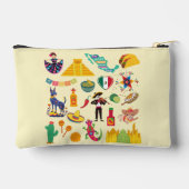 メキシコ記号 アクセサリーポーチ (裏面)