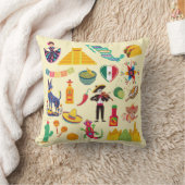 メキシコ記号 クッション (ブランケット)