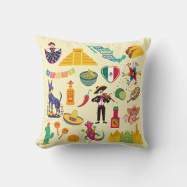 メキシコ記号 クッション