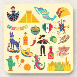 メキシコ記号 コースター