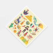 メキシコ記号 スタンダードランチョンナプキン (角)