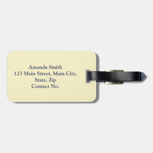 メキシコ記号 ラゲッジタグ (裏面横)