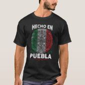 メキシコ誇りを持ったプエブラ Tシャツ (正面)