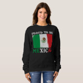 メキシコ誇りを持った国旗 スウェットシャツ (正面フル)