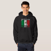 メキシコ誇りを持った国旗 パーカ (正面フル)