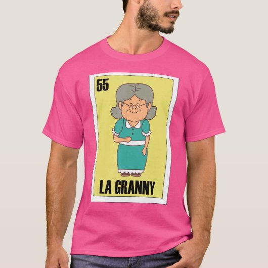 メキシコ語おばあちゃんラグラニー Tシャツ (正面)