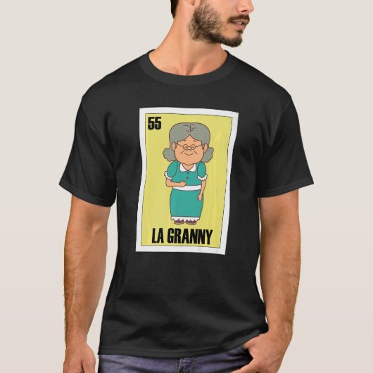メキシコ語おばあちゃんラグラニー Tシャツ (正面)