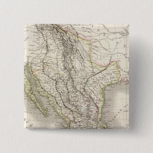 メキシコ語-メキシコ 缶バッジ (正面)