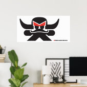 メキシコ語 – 黒 ポスター (ホームオフィス)