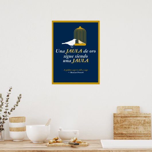 メキシコ諺2 ポスター (キッチン)