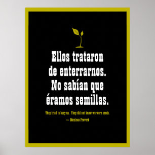 メキシコ諺 ポスター