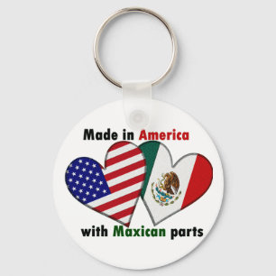 メキシコ部品が付いているアメリカで作られる キーホルダー
