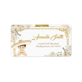 メキシコ金ゴールドフィエスタボーイバプテスマ住所 シール