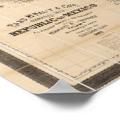 メキシコ鉄道 ポスター (角)