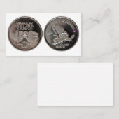 メキシコ銀貨 名刺 (正面/裏面)