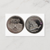 メキシコ銀貨 名刺 (正面)