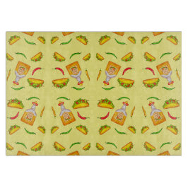 メキシコ風ヒスパニック料理 タコス テキーラ カッティングボード