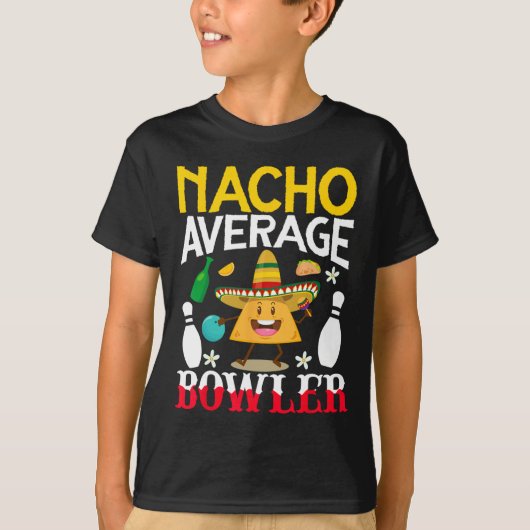 メキシコ風ボウリング シンコデマヨ にわかボウラー Tシャツ (正面)