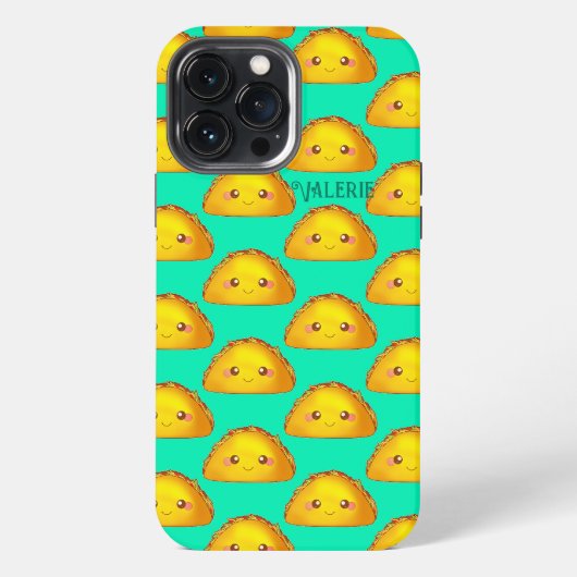 メキシコ風牛挽肉ハードシェルタコ iPhoneケース (裏面)