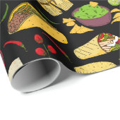 メキシコ食パターン（の模様が）ある品 ラッピングペーパー (ロールコーナー)