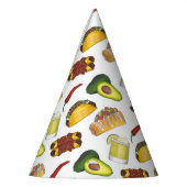 メキシコ食品チミチャンガタコアボカドエンチラダ パーティーハット (左)