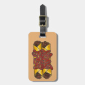 メキシコ食品黒豆エンチラダステックスMexグルメ ラゲッジタグ (正面縦)