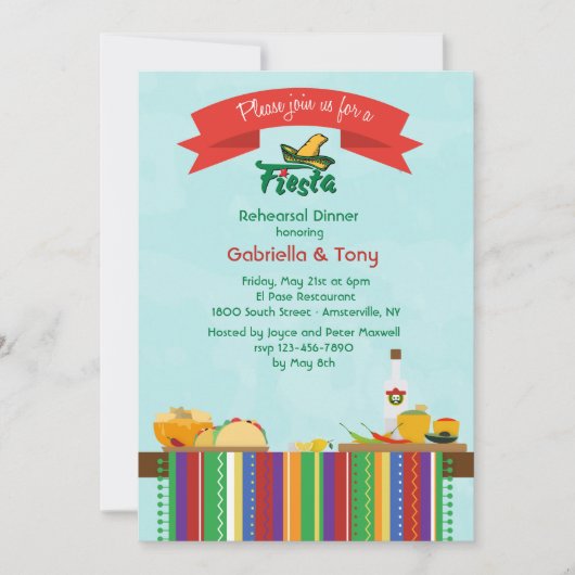 メキシコ食糧招待状 招待状 (正面)
