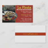 メキシコ飲食業カード 名刺 (正面/裏面)