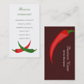 メキシコ飲食業カード 名刺 (正面/裏面)